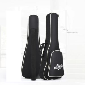 Cas 21/23 / 26 pouces portables Portable Fabric Oxford Fabric Bag Ukulele 5 mm Soft Case Gig Ukulele Mini Guitar Saclepack Sac à dos