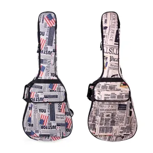 Cas 41/40 pouces Sac de guitare acoustique 600D WaterResistant Oxford Tissu Style STOCKES DOUBLE RETTALES BADS SAG GIG