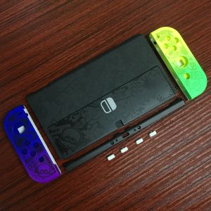 Cas bricolage boîtier de remplacement coque pour Nintendo Switch OLED Console coque arrière housse pièces de réparation accessoires en édition limitée