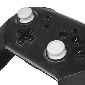 Cas extremère de remplacement blanc 3D Joystick Thumbsticks analogue bâtons de pouce avec tournevis Phillips pour NS Switch Pro Controller