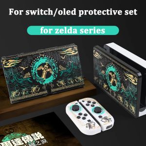 Étuis pour boîtier de commutation Zelda, boîte à cartes, poignées magnétiques pour nintendo switch, housse de protection oled placée dans l'étui de protection du Dock