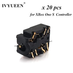 CAS IVYUEEN 20 PCS pour Xbox One S Slim Contrôleur 3,5 mm Port Port Connexion Connectoire de casque Connectrice de ports Port Connecteur