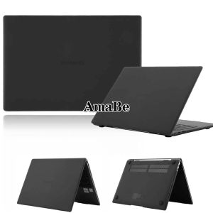 Casos Caso de laptop para Huawei MateBook 16 14 D14 D15 Matte Black Hard Shell para MagicBook14 15 16.1 Mate Book X Pro 13.9