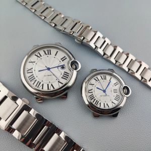 Caisses Miyota 8215 Étui 41 mm Couple de montre Blue Balloon Watch Case en acier inoxydable Femmes Regardez accessoires