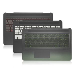 Casos Nuevos para HP Omen 15ax 15DP 15BC TPNQ173 G35 Palmrest Palmrest Cubierta superior superior con panel de toque de teclado retroiluminado 859735001