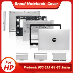 Casos nuevos para HP Probook 650 655 G4 G5 LCAP LCD Tapa trasera/bisel delantero/Palmrest/Bottom Case/Bisagra/Cubierta de DVD SIN TODAR PLATA