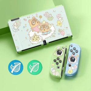 Cas Nintendo Switch Oled Case Protector Dockable Soft TPU Switch Couvrir la coque animale kawaii mignon pour les filles