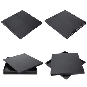 Étuis en plastique pour Console de jeu, boîtier de remplacement noir pour PS4 1000/1100/PS41200/PS4 SLIM/PS4 Pro