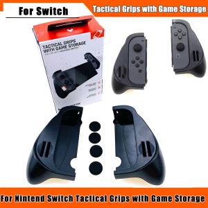 Casos de agarre táctico para Nintend Switch Dockable Gatger Hand -Handheld Shell para Nintendo Switch NS Joycons Many con ranuras de juego