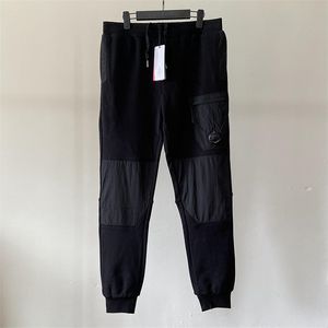 Pantalon décontracté CP Com en Nylon pour hommes, imperméable, poche de sport de plein air, polaire diagonale, pantalon droit