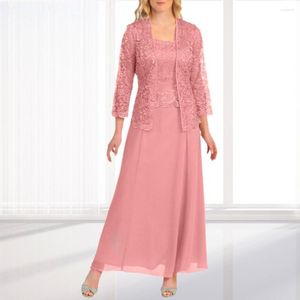 Robes décontractées 1 ensemble bon long stress lavable facile à porter belle robe en dentelle maille vêtements pour femmes