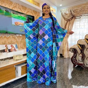 Vestidos casuales Vestido de mujer africana Fix Rhinestone Multi Color Patrón de rejilla Rayón Suelto Tallas grandes Moda Elegante Ligera Estiramiento Robe