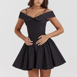 Robes décontractées Vêtements pour femmes Saida de Praia Feminino 2024 Sorties de bain Robe moulante d'été Tenues Vêtements Sexy Little Black Senior