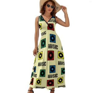 Vestidos informales Festivales de jazz Dise￱o de vestimenta impresa Dise￱o de calle Boho Beach Long Women Elegant Maxi Patr￳n Vestido Idea de regalo