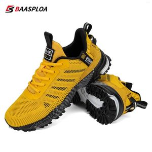 Zapatos informales Baasploa Running For Men Sneakers livianos Diseñador Mesh Sneaker Lace-up Masculino transpirable Sports Tennis zapatilla