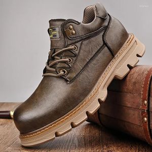 Chaussures décontractées marque pour hommes faits à la main de la plate-forme de vache à la main Boosters des concepteurs commerciaux Tailles 38-44