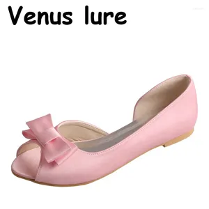 Zapatos informales Costerianos Mujeres hechas a mano Pisas de ballet rosa Peep Toe Bridal tamaño 12