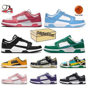 chaussures décontractées designer hommes femmes Sneakers Avec boîte à chaussures d'origine blanc noir UNC côte Bordeaux bleu Vert Paisley Georgetown laser orange Goldenrod Kentucky