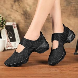 Zapatos informales EU35-41 Mujeres Sports Breathable Dance Sneakers Mujer Jazz moderno