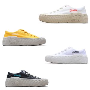 chaussures de sport pour hommes femmes étiquette noire designer baskets jaunes newhaven flèche noir blanc beige jaune hommes femmes formateurs de sports de plein air 35-44