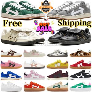 Livraison gratuite Chaussures décontractées pour hommes Femmes Designer Platform Sneakers Black White Gum Rose Velvet Green Green Blue Silver Mens Womens Outdoor Sports Trainers