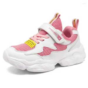 Chaussures décontractées pour enfants Sneakers filles sport fille maigre légère respirant courir en gros taille 27-38