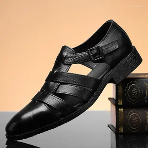 Chaussures décontractées hommes habille de chaussures en cuir Derby respirant les chaussures de mariage commercial classiques à lacets de style britannique