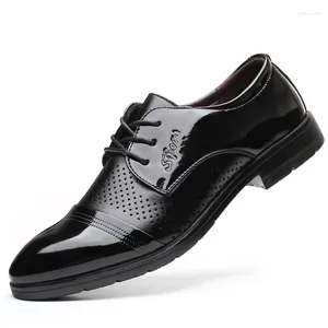 Chaussures décontractées Oxford pour hommes mocassins robe à lacets affaires Zapatos De Hombre Vestir formel Sapato Social