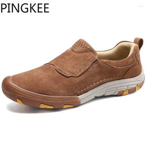 Zapatos casuales Pingkee Mesh Lining Tracción Eva Foam Diseño Nylon Vango de soporte ligero Comodidad de soporte para hombres zapatillas