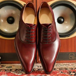 Zapatos casuales Sipriks hechos a mano Goodyear Welted para hombre vestir Oxfords piel de becerro cuero de negocios puntiagudo boda masculino