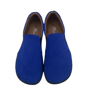 Zapatos informales Tipsietoes 2024 Otoño de cuero descalzo para mujeres con suela plana suave y sin caída suela más ancha caja ligera minimalista