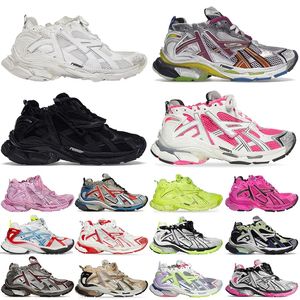 Chaussures de sport Baskets Track 3 3.0 Chaussures Baskets de luxe Designer Track Man épais blanc noir net nylon imprimé cuir triple S Katian 3.0 avec logo Baskets à plateforme