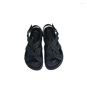 Zapatos casuales VII 2024 Sandalias de mujer de marca Lona de lino Vintage Tejido plano Playa Damas en oferta Ofertas