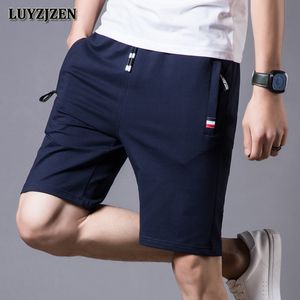 Shorts pour hommes décontracté hommes coton été plage solide marque vêtements hommes Boardshorts confortable hommes pantalons courts de haute qualité A01