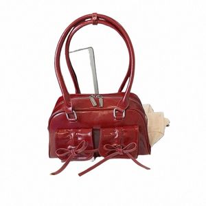 Casual Sólido Hilo de coser Bolsas de hombro Compartimento interior 2024 Bolsas de venta caliente para mujeres Fi Cremallera PU Bolsos de mujer N60H #