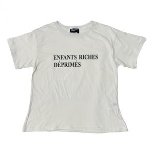 T-shirt décontracté Hole de mode pour hommes T-shirt Street T-shirt d'été
