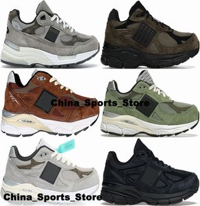 Baskets décontractées Us12 Baskets News Balance 992 Taille 12 Chaussures pour hommes Designer Running Us 12 990v3 JJJJound Eur 46 990 v3 Femmes Grande Taille Vert Gris Schuhe Zapatos Tennis