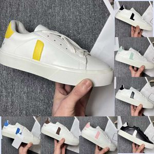 Vejaon décontracté français Brésil Green Terre Verte Verre Low-Carbone V VIGHIC Coton Flats Platform Sneakers Femmes Classic White Designer Chaussures Mentides Trainers Run Shoe