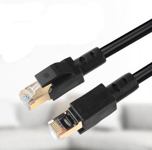 Câble Ethernet Cat 7 Cat7 Cat7E 10GBps câbles haute vitesse réseau Internet RJ45 connecteurs plaqués or cordons de brassage Lan pour routeur PC LamTop 1M 1.5m 2m 3m nouveau