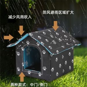 Cat Beds Furniture Cats House waterproof outdoor keep warm Pet Cat Cave Beds Nest Funny Foldable and washable For Small Dogs Puppy Pets Supplies 221010