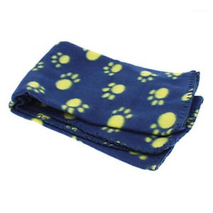 Camas para gatos Muebles LUDA Lovely Pets Mat Soft Warm Fleece Print Design Pet Puppy Dog Manta Cama Sofá Producto Funda de cojín T1