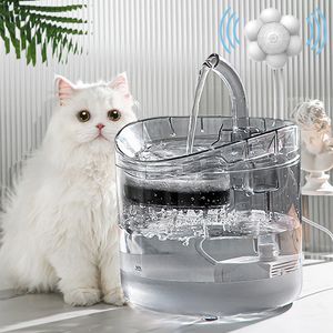 Cat Bowls Feeders Water Fountain Auto Filter USB Electric Mute Drinker Bowl Recirculate Filtring for Cats Pet Dispenser 230907