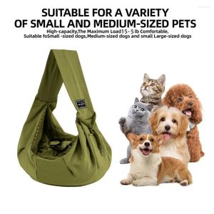 Porte-chat porte-animal de compagnie sac de transport confortable pour un voyage en toute sécurité avec des chiens chats Portable sorties sécurisées pour chiens promenades