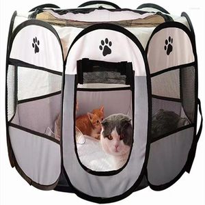 Porteurs de chats portables de chiens de chien extérieur tentures tente pour doïnable pliable chiot intérieur chats cage de compagnie octogone nid naissance chaton