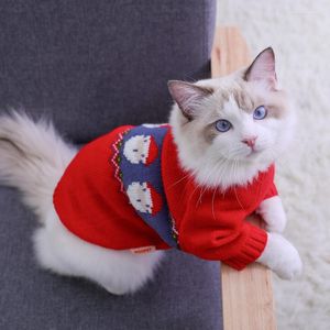 Disfraces de gato 2023, suéter navideño, ropa para mascotas, perro pequeño, abrigo cálido de invierno para otoño, vestido rosa para mujer