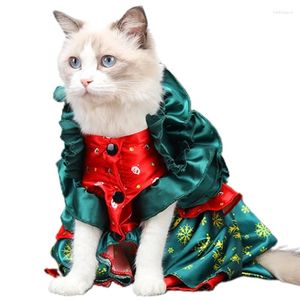 Disfraces de gato 51BD Vacaciones de Navidad Disfraz de lujo para mascotas Perro para disfraz Ropa Regalo Cachorro Falda cálida Guerra de otoño e invierno