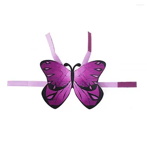 Cost Costumes Funny Butterflies Wing Design Apparel Pet Lovely Party Costume Strap (violet)