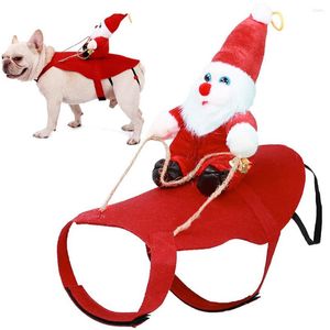 Disfraces de gato Legendog Christmas Pet Costume Santa Riding Snowman Funny Dog Outfit Cute Christmas Apparel para Kitty Dogs