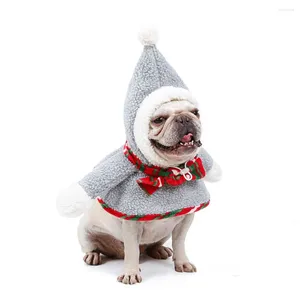 Costumes de chat costume de fête chien / chat plus mignon bonhomme de neige transformé de casse-tête de Noël baule de fourrure chaude