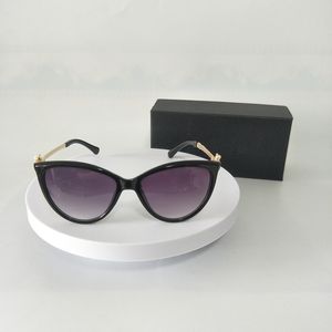 Cat Eye lunettes de soleil pour femme classique perle Designer lunettes de soleil cadre en métal femmes lunettes Uv400